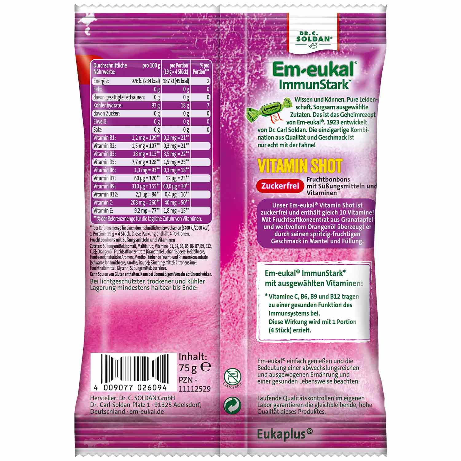 Em-eukal Vitamin Shot zuckerfrei 75g