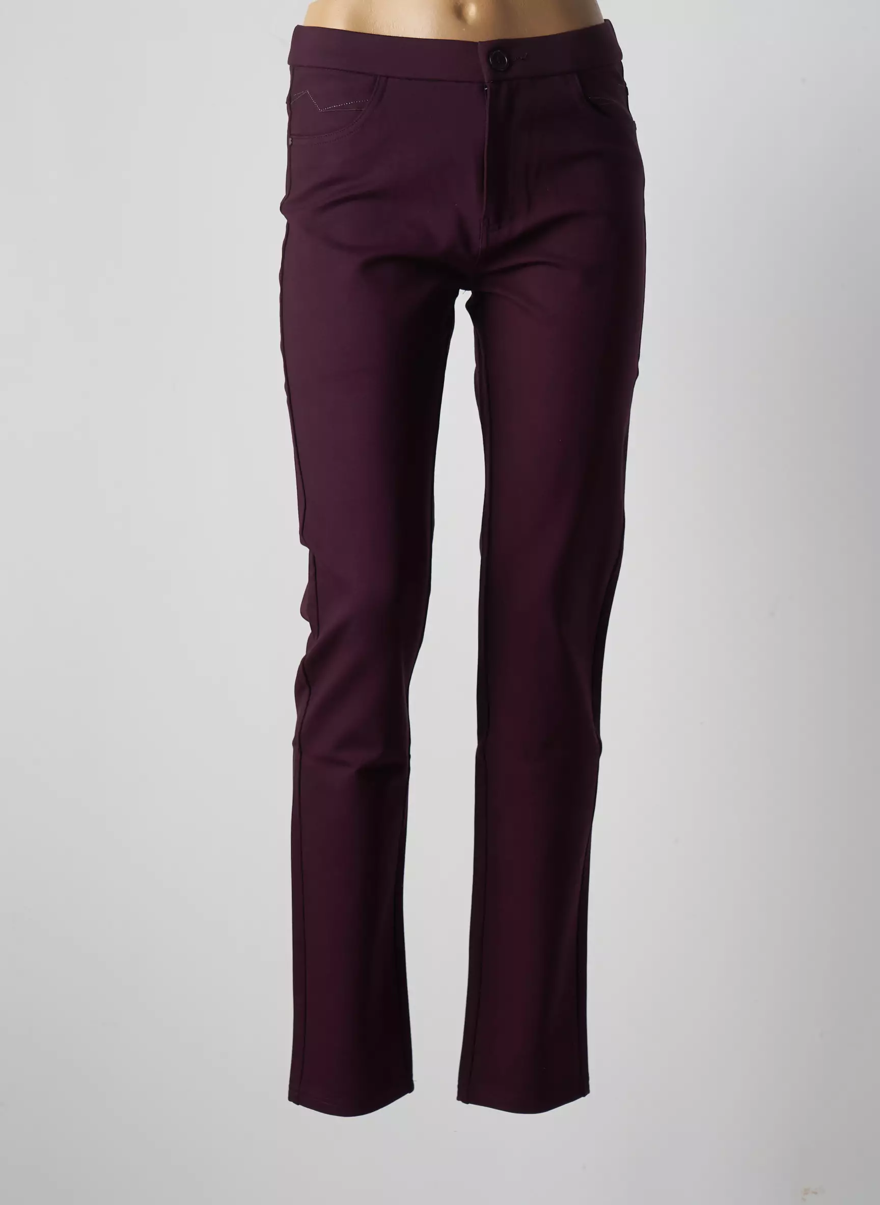 Youline Pantalons Slim Femme couleur violet
