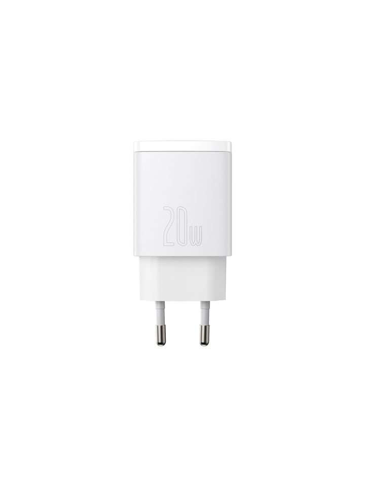 Baseus Baseus Compact Schnellladegerät USB / USB Type C 20W 3A in Weiß günstig kaufen onesize