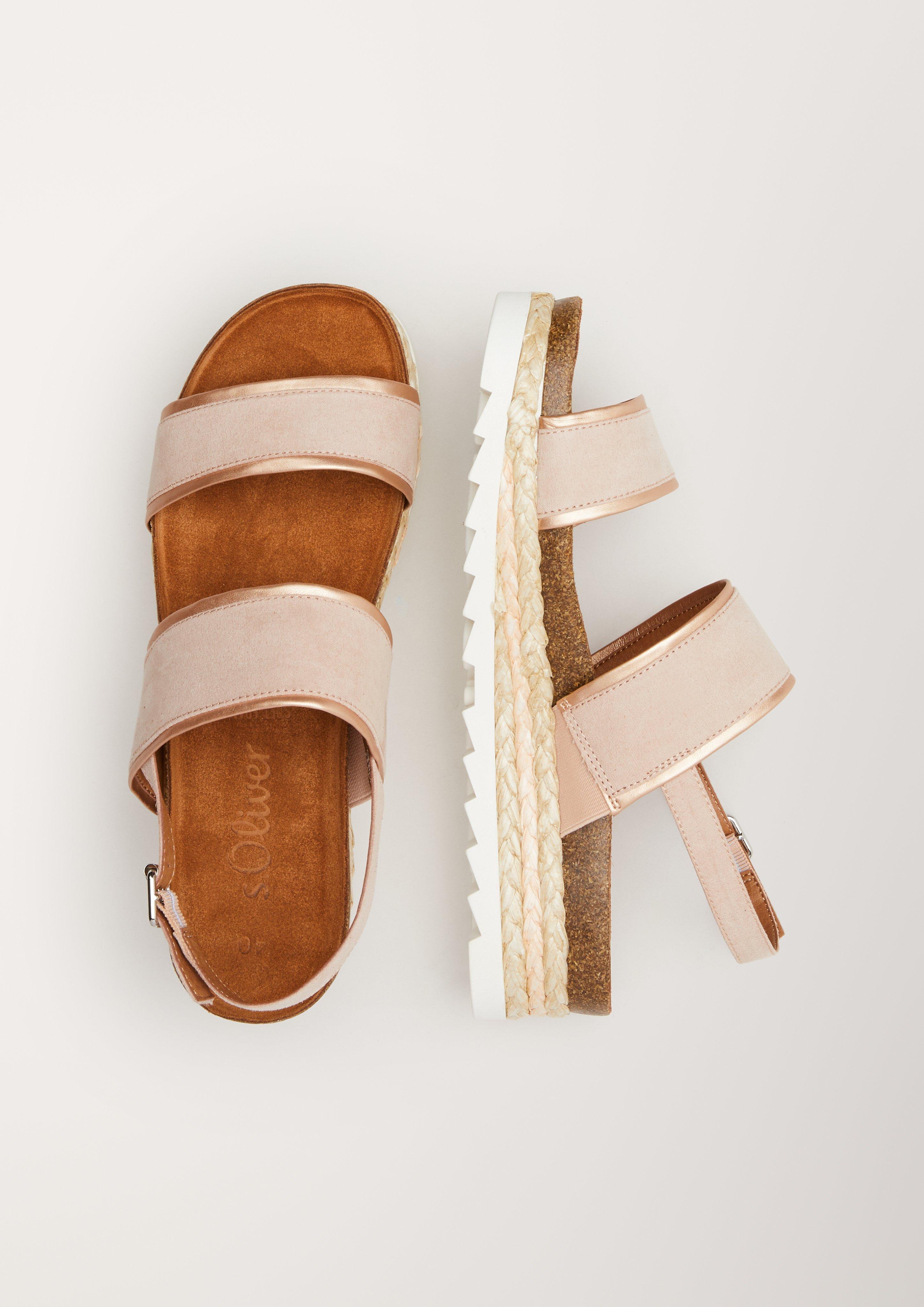 Sandalen mit Plateausohle  6005781-544