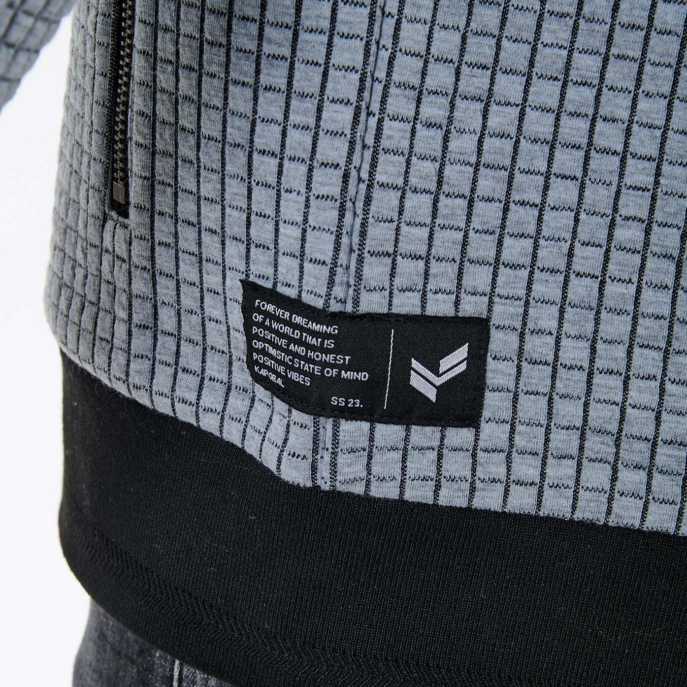 TED    Sweat zippé gris homme