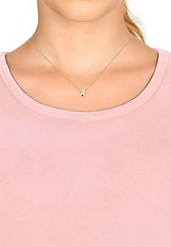 Elli Halskette Kinder Rentier Kristalle 925er Silber