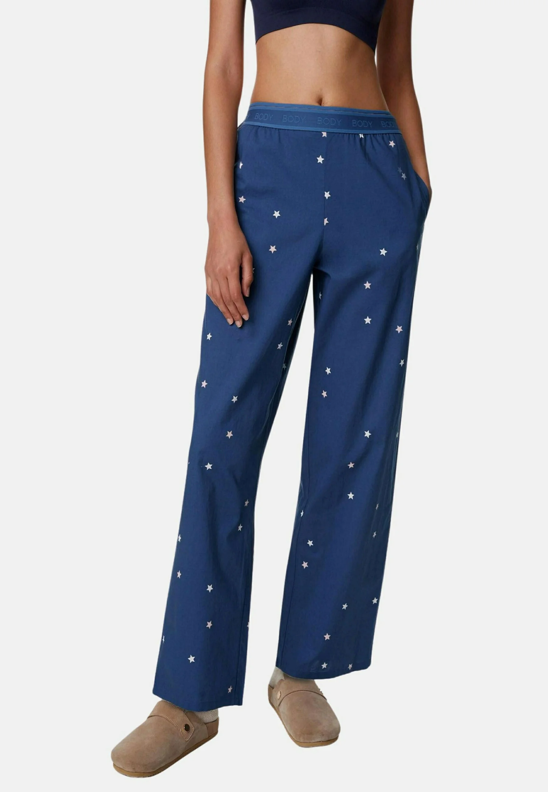 Marks & Spencer PAQUETE DE 2 ESTAMPADO DE ESTRELLAS Y CUADROS - Pantalones de pijama