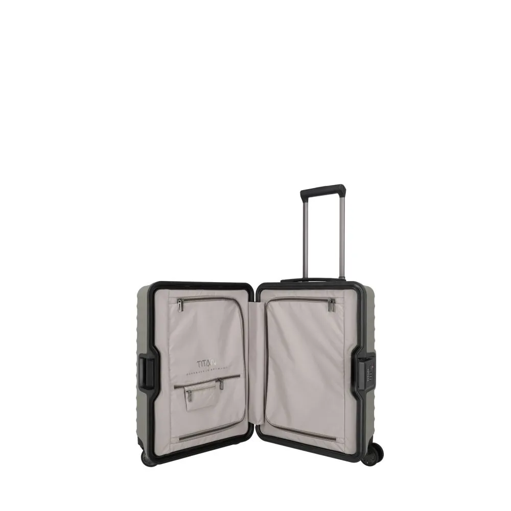 Titan LITRON FRAME 4-Rollen-Kabinentrolley S - Champagner