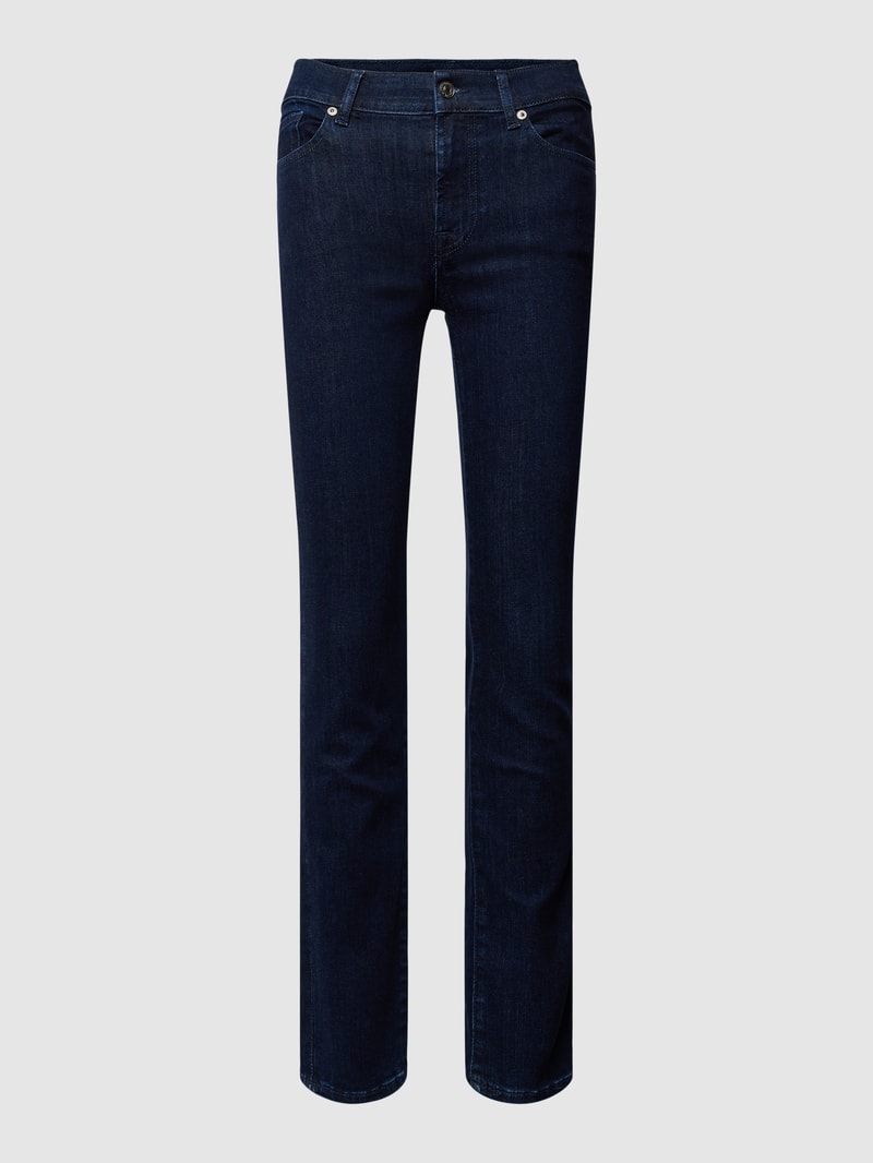 Jeans mit 5-Pocket-Design Modell 'ROXANNE' in dunkelblau