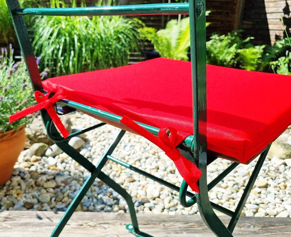 Coen Bakker Stuhlkissen JACK Outdoor Stuhlkissen 40x40cm Lounge Kissen Wasserfest Sitzkissen, mit Lotus Effekt, robust, strapazierfähig, für Innen & Außen