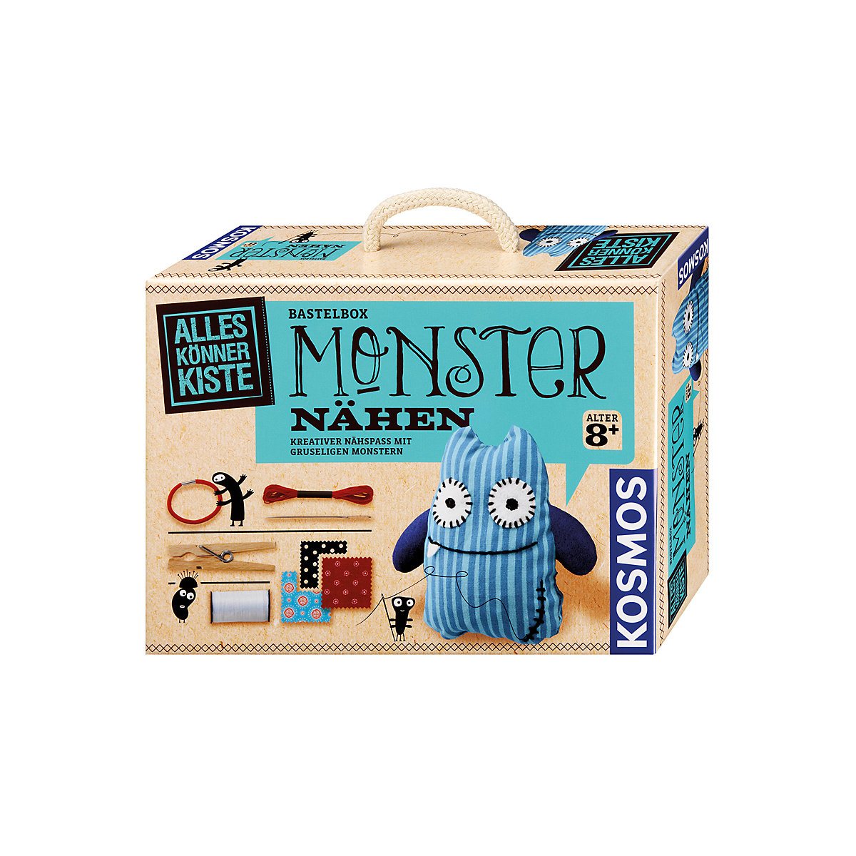 Alleskönnerkiste - Bastelbox Monster nähen