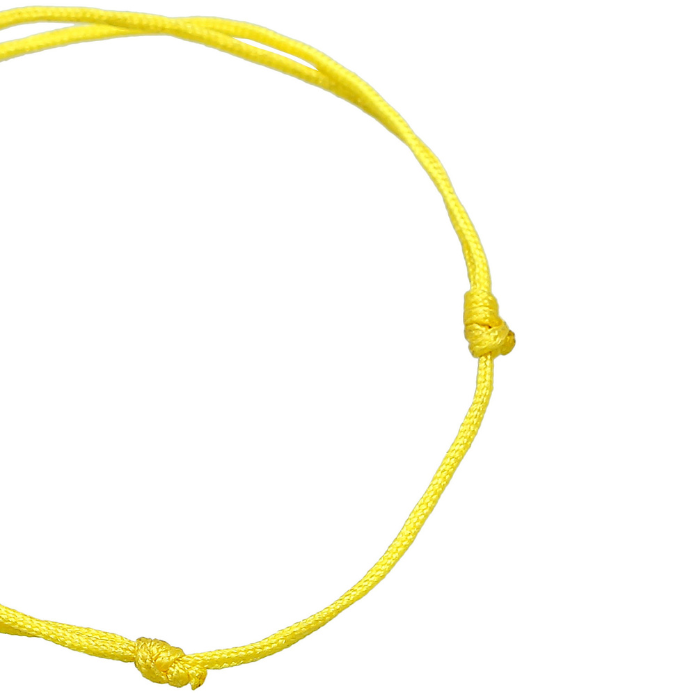 Elli Elli Bracelet Enfants Melon coloré Nylon rose ajustable en argent sterling 925 pl Bracelet