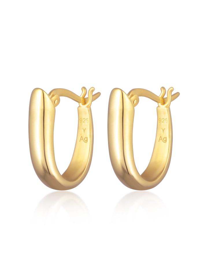 Elli Ohrringe 925 Sterling Silber in Gold günstig kaufen onesize