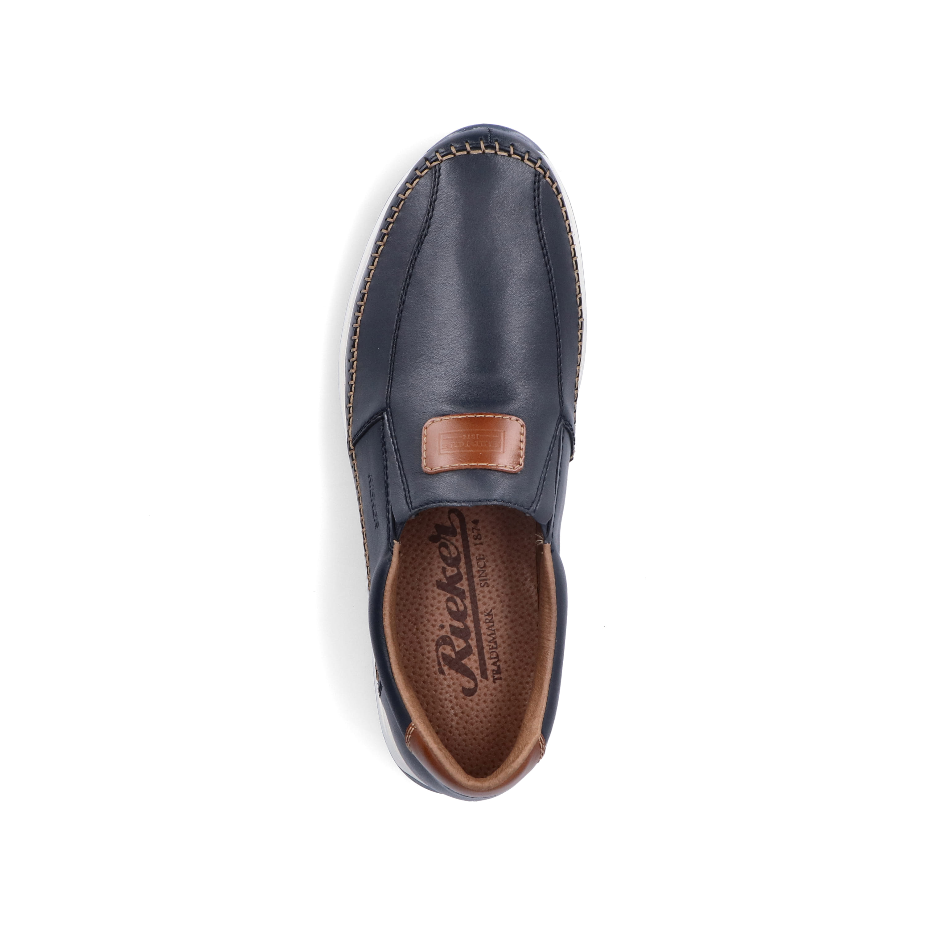 Rieker Herren Slipper ozeanblau