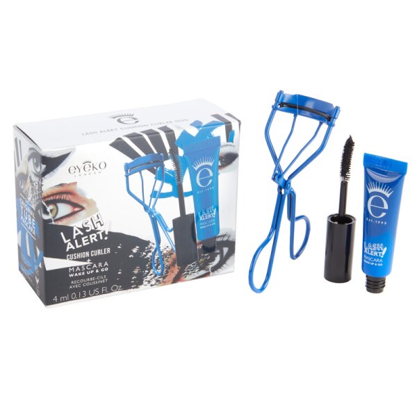 Eyeko Lash Alert Cushion Curler + Mascara Wimpernpflegeset