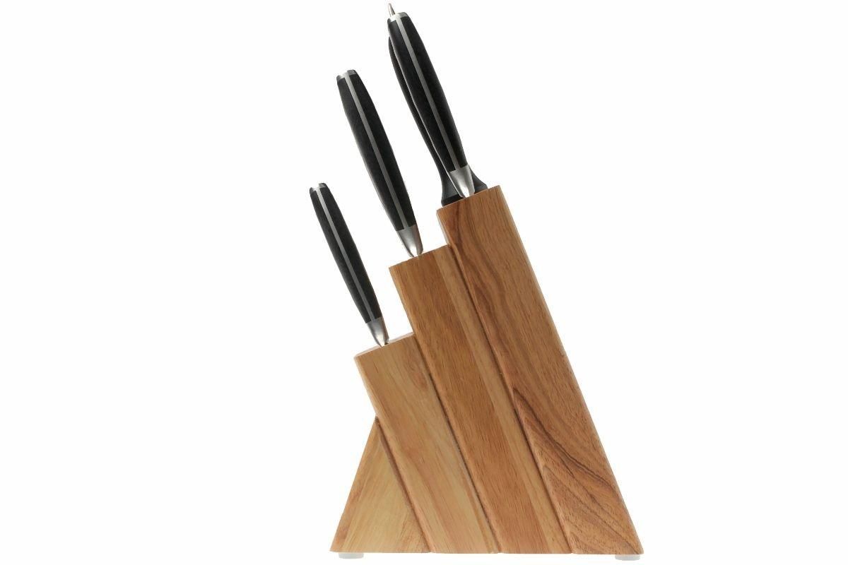 Eden Classic Damast 6-teiliges Messerset mit Block