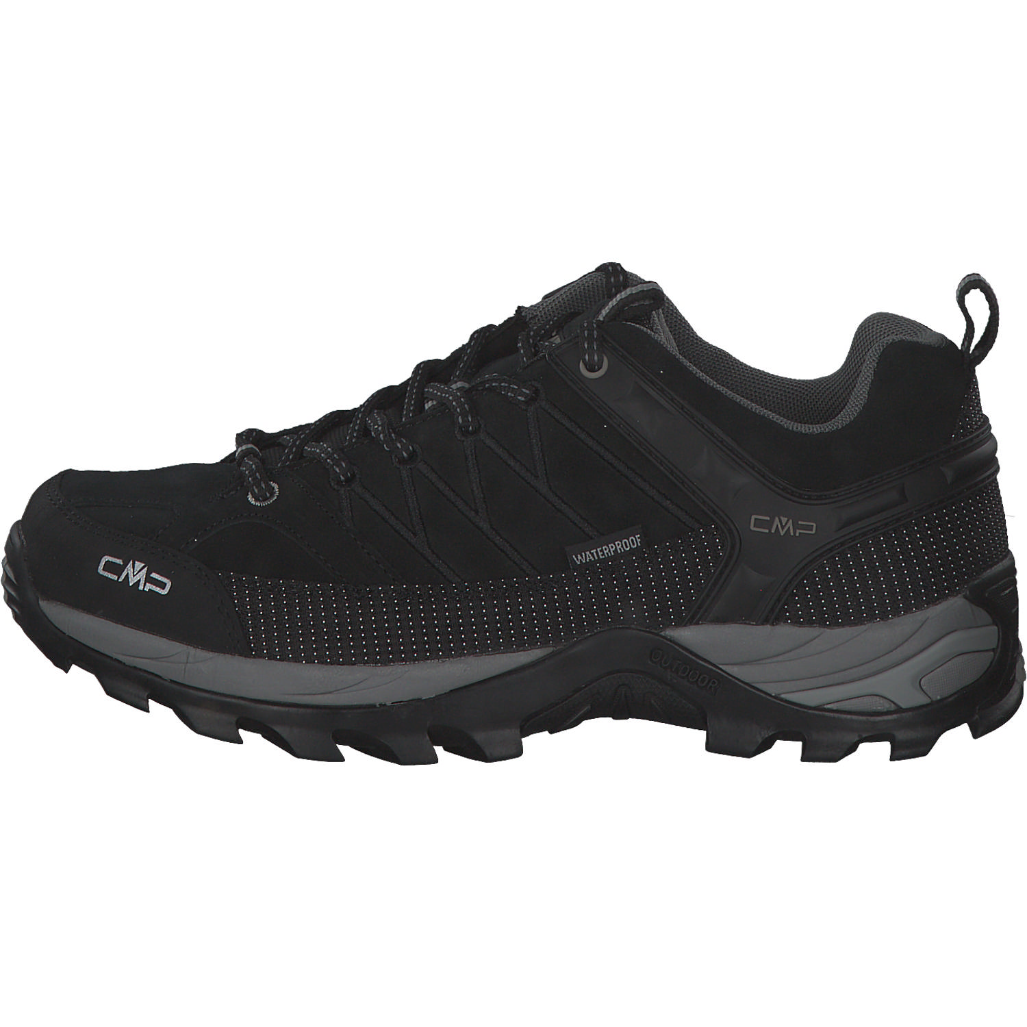CMP Rigel Low 3Q13247, Trekkingschuhe, Herren, Schwarz (Nero - Grey Schwarz)