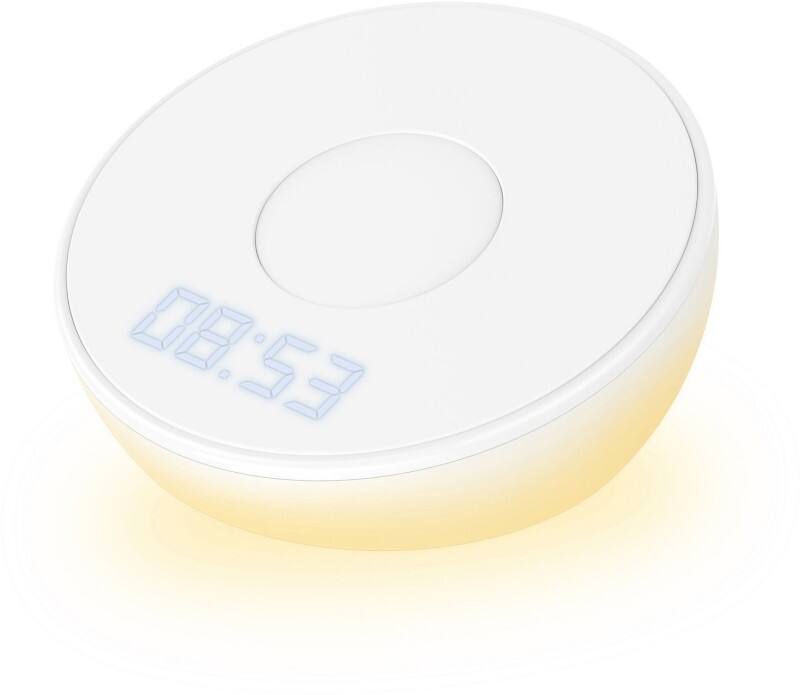 XLayer Qi Digitalwecker mit Induktions- Ladefunktion 215764 Weiß