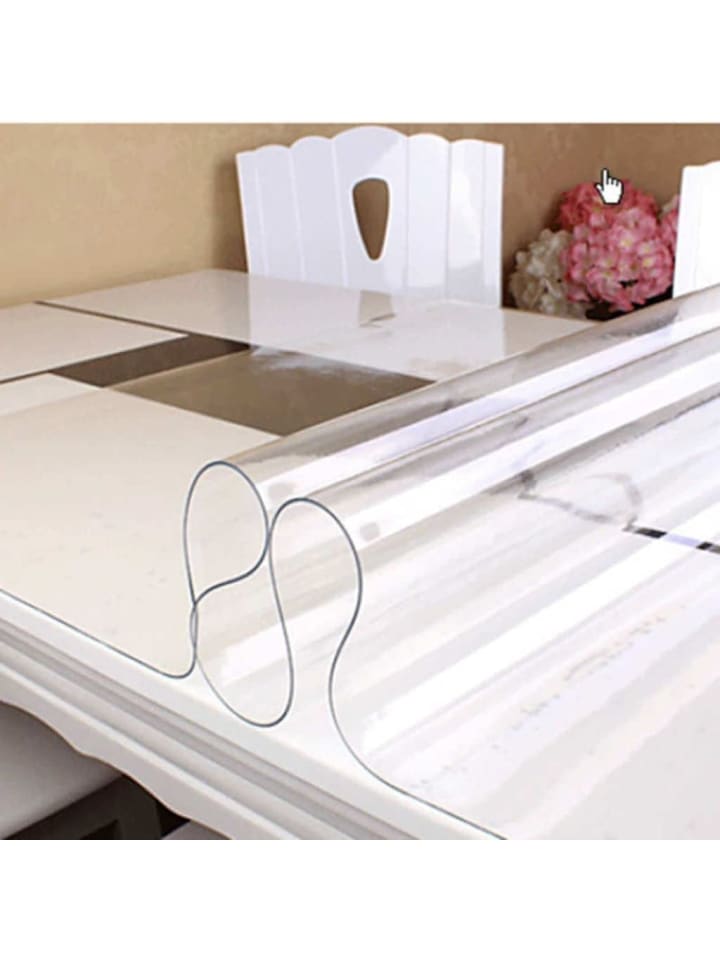 COFI 1453 Tischfolie 1,7mm Tischdecke Tischschutz PVC klar abwaschbar in Transparent günstig kaufen