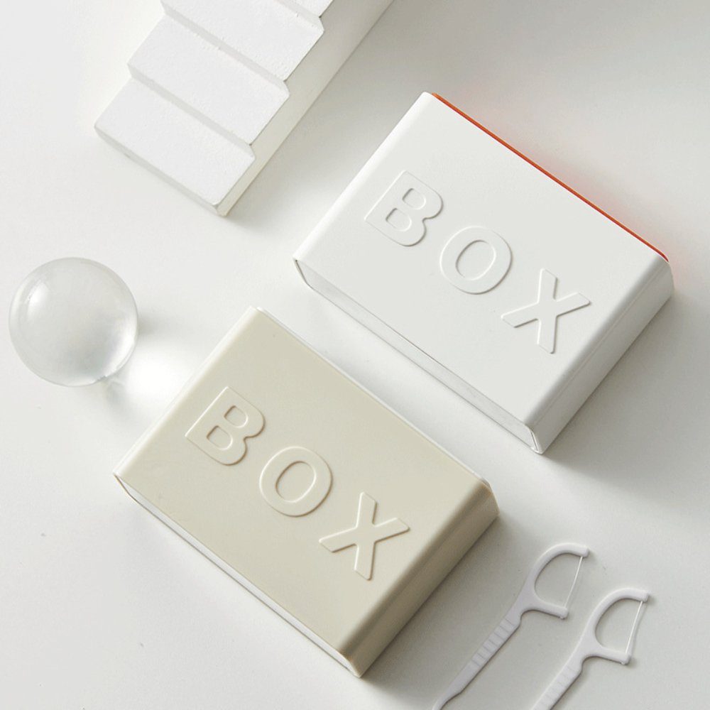 Yunnker Zahnseide 18 Stöcke, Reise-Zahnseide, Aufbewahrungskoffer mit 18 Zahnseide-Picks