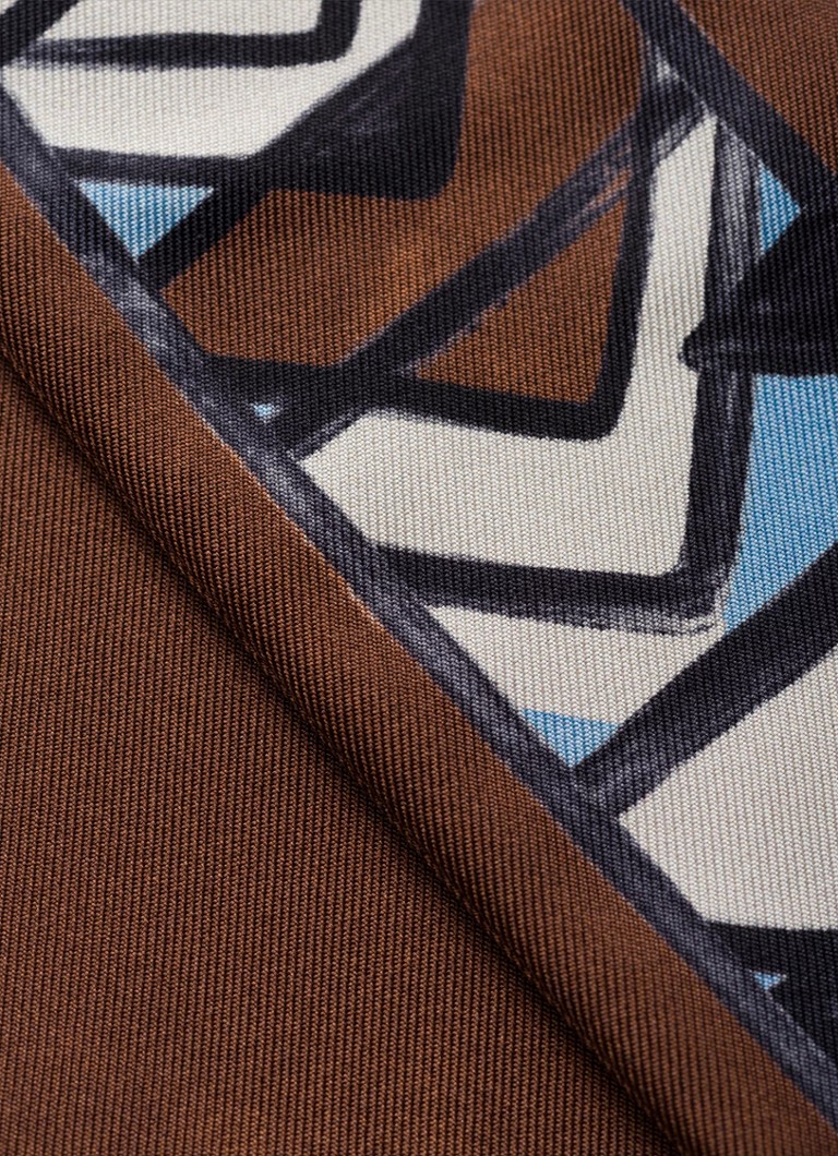 Eșarfă Prada Re-Nylon cu imprimeu, 85 x 6 cm