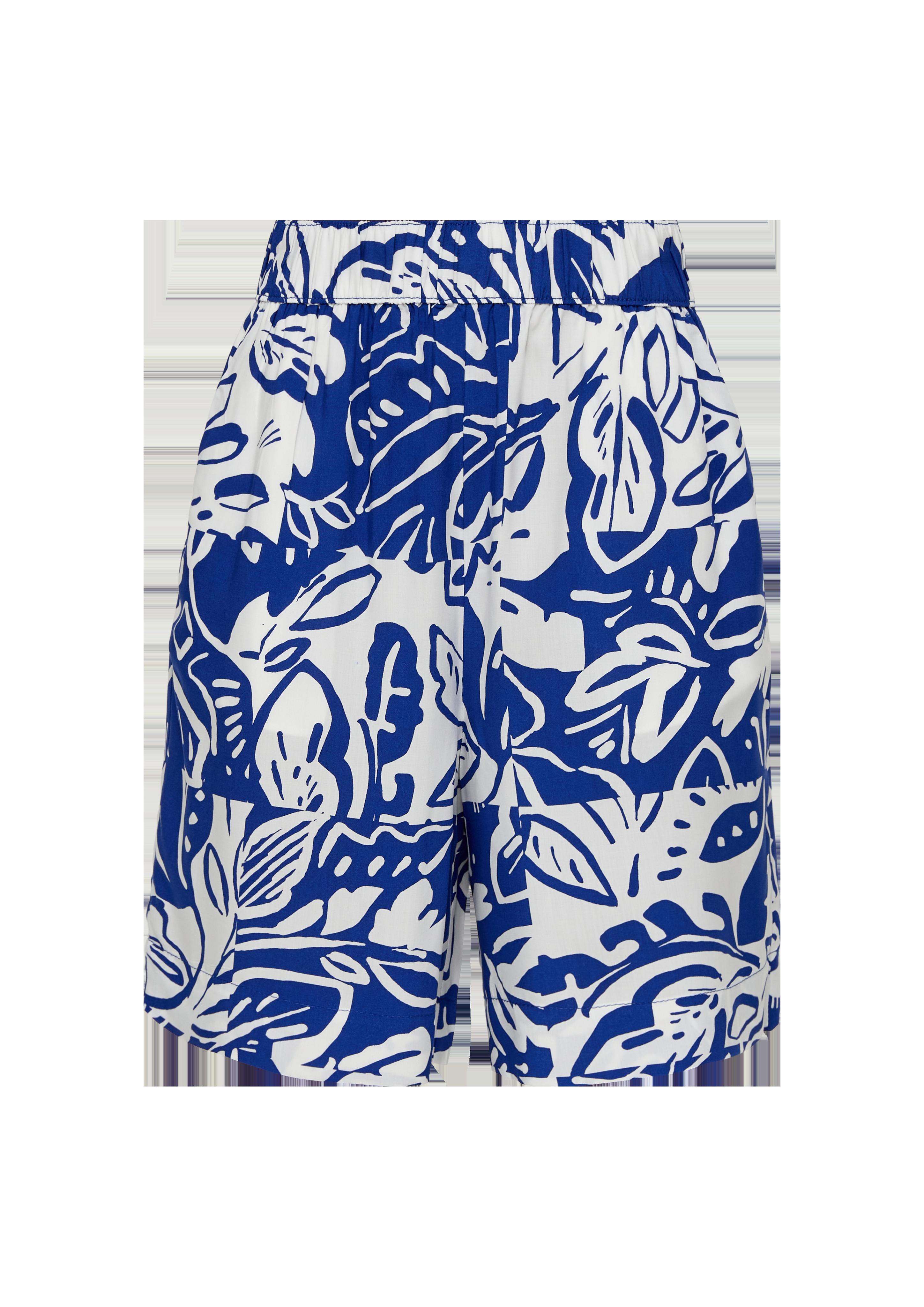 Regular: Gemusterte Shorts aus Viskose  2134644-56A0