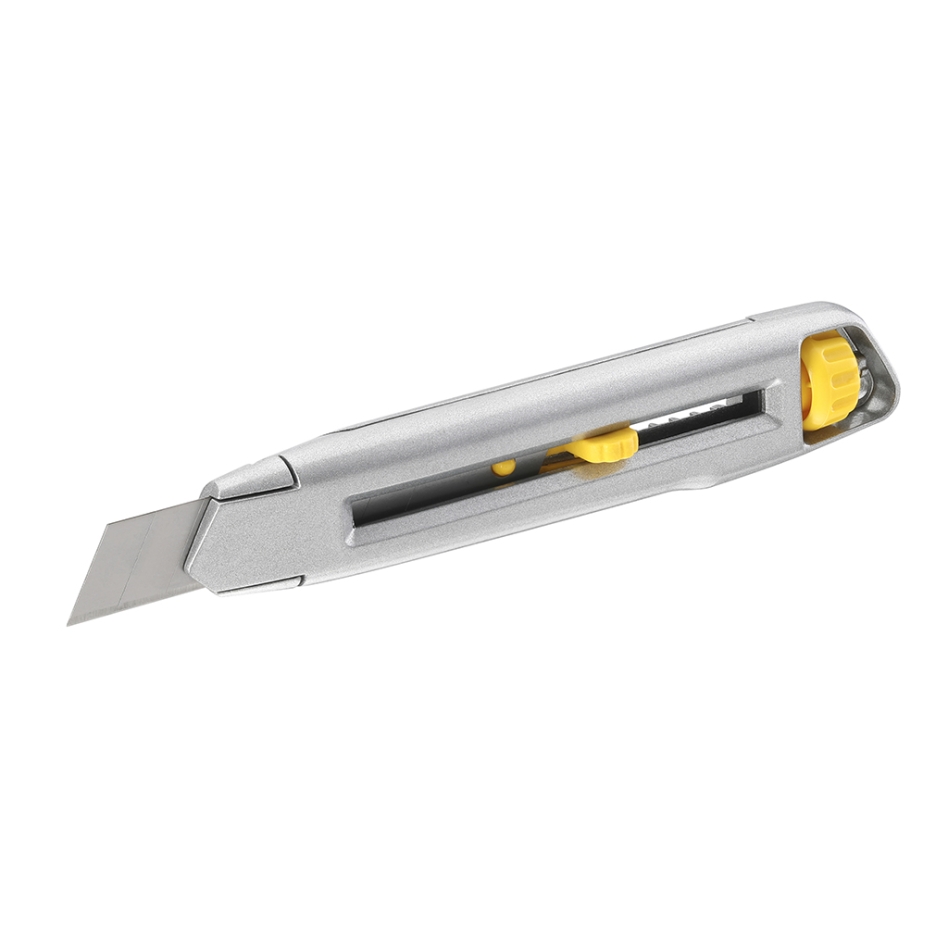 Stanley 1-10-018 Abbrechmesser mit Verriegelungsmechanismus, 18 mm