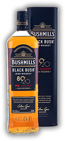 Bushmills Black Bush 80/20 Sherry Cask Reserve 1,0 Liter Bushmills Black Bush 80/20 Sherry Cask Reserve 1,0 Liter PX Sherry Cask Reserve. 1	 Liter - Vol 40%