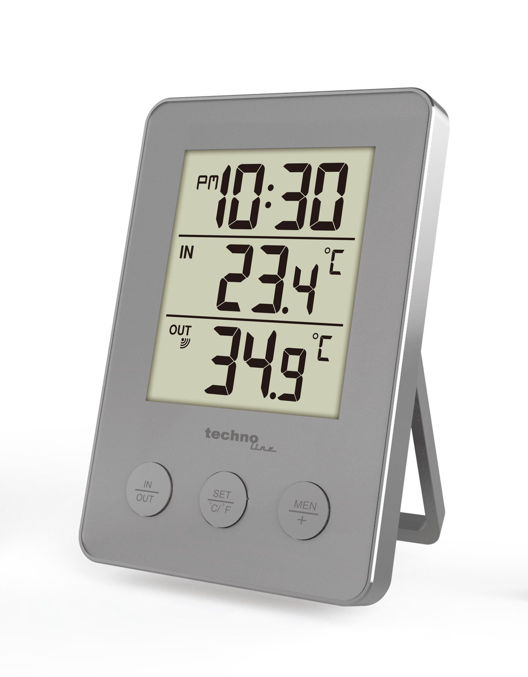 technoline WS 9175 Wetterstation (inklusive Außensender, mit übersichtlicher Anzeige)