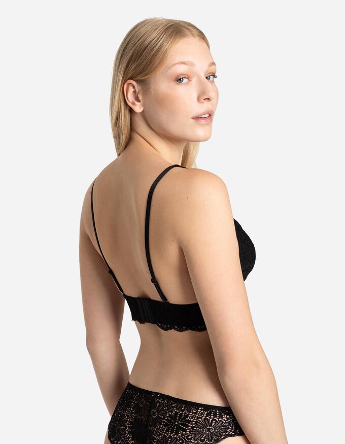 Bustier - Spitzenbesatz
