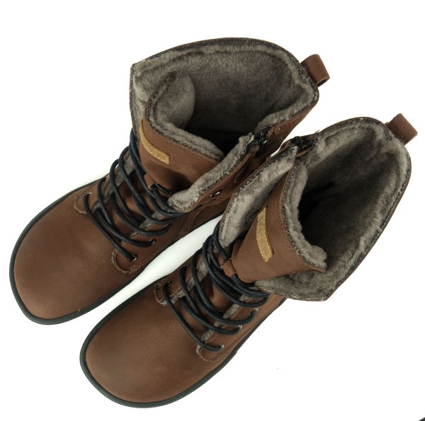 Koel bare |mid ~ Faro Schnürstiefel Winter ~ Chocolate