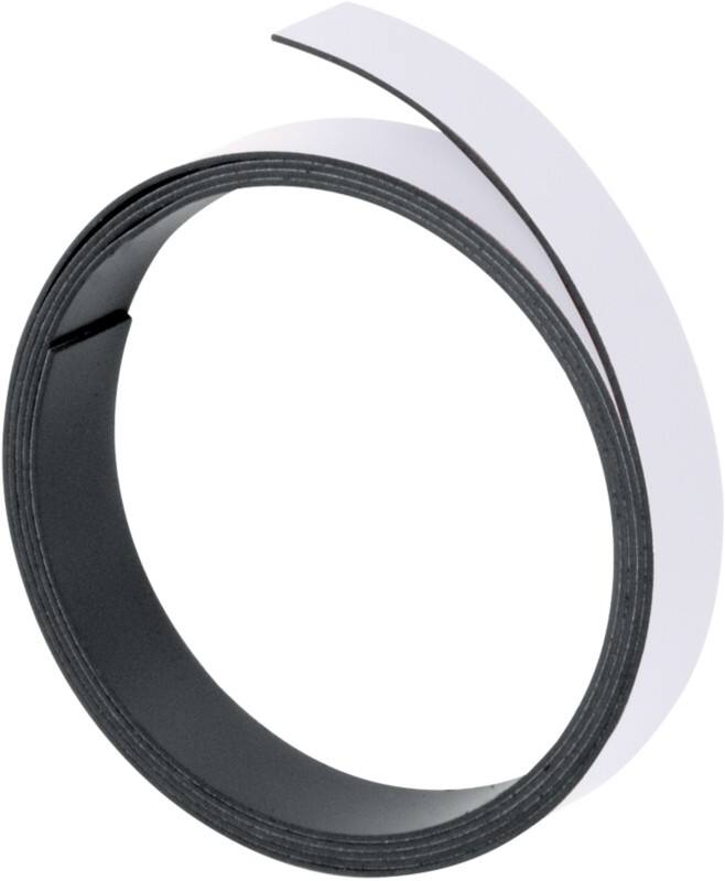 Franken Magnetband 100 x 1,5 cm Weiß M803 09