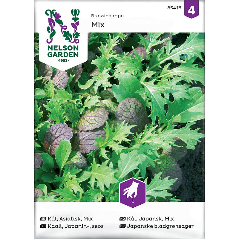 Nelson garden Frø Japanske bladgrønnsaker, mix