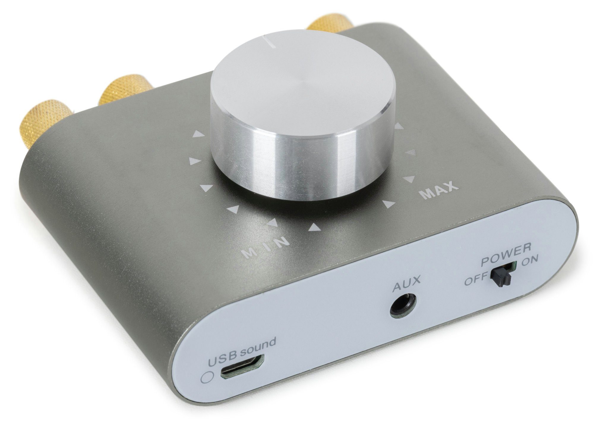 McGrey MAMP-250BT Mini-Hifi-Verstärker Audioverstärker (100 W, Stereo-Verstärker - Bluetooth 5.0, Klinken- und USB-Eingang)