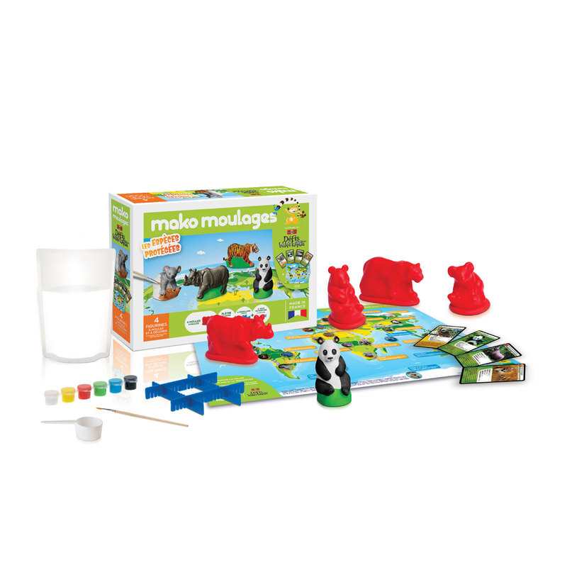 Coffret Mako moulages Mes espèces protégées