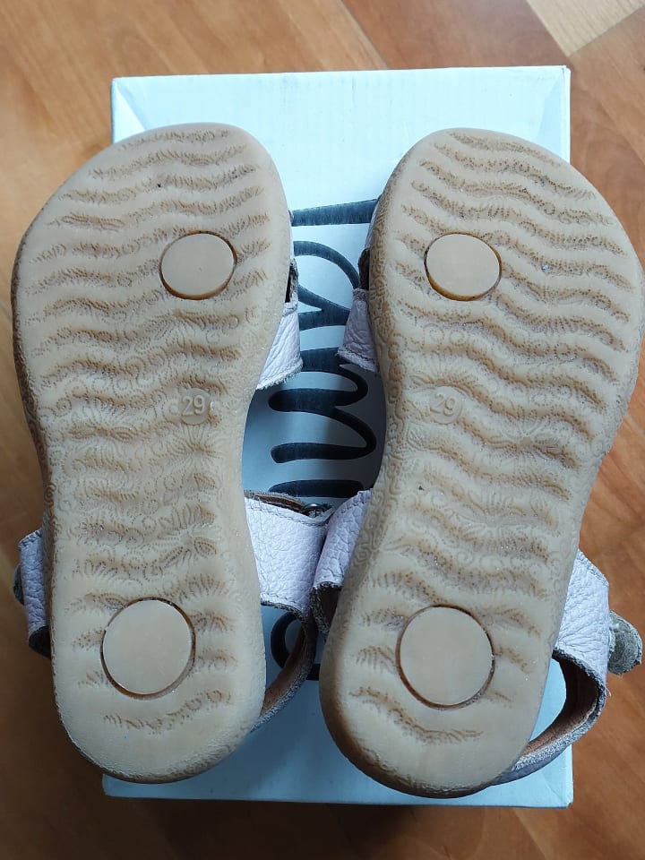 lamino Leder-Sandalen in Lila günstig kaufen 29