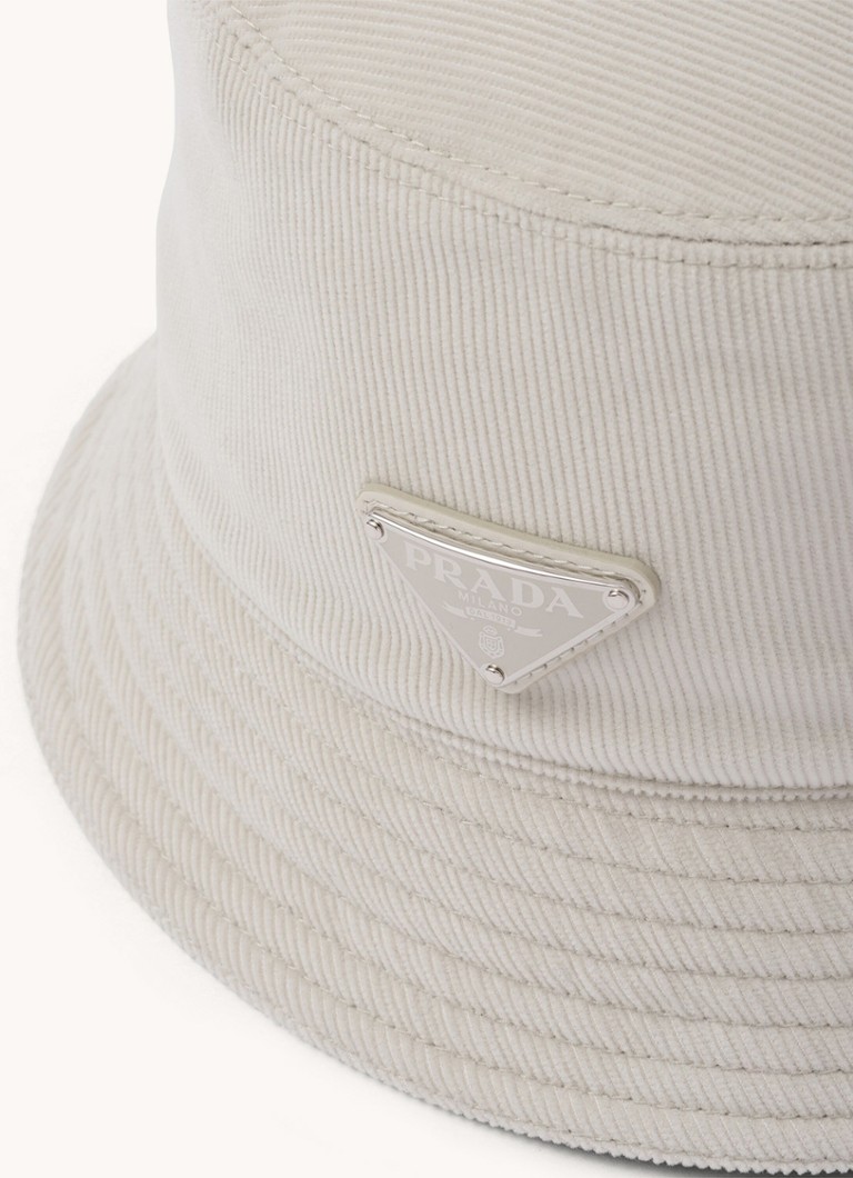 Prada  Bucket hoed van corduroy
