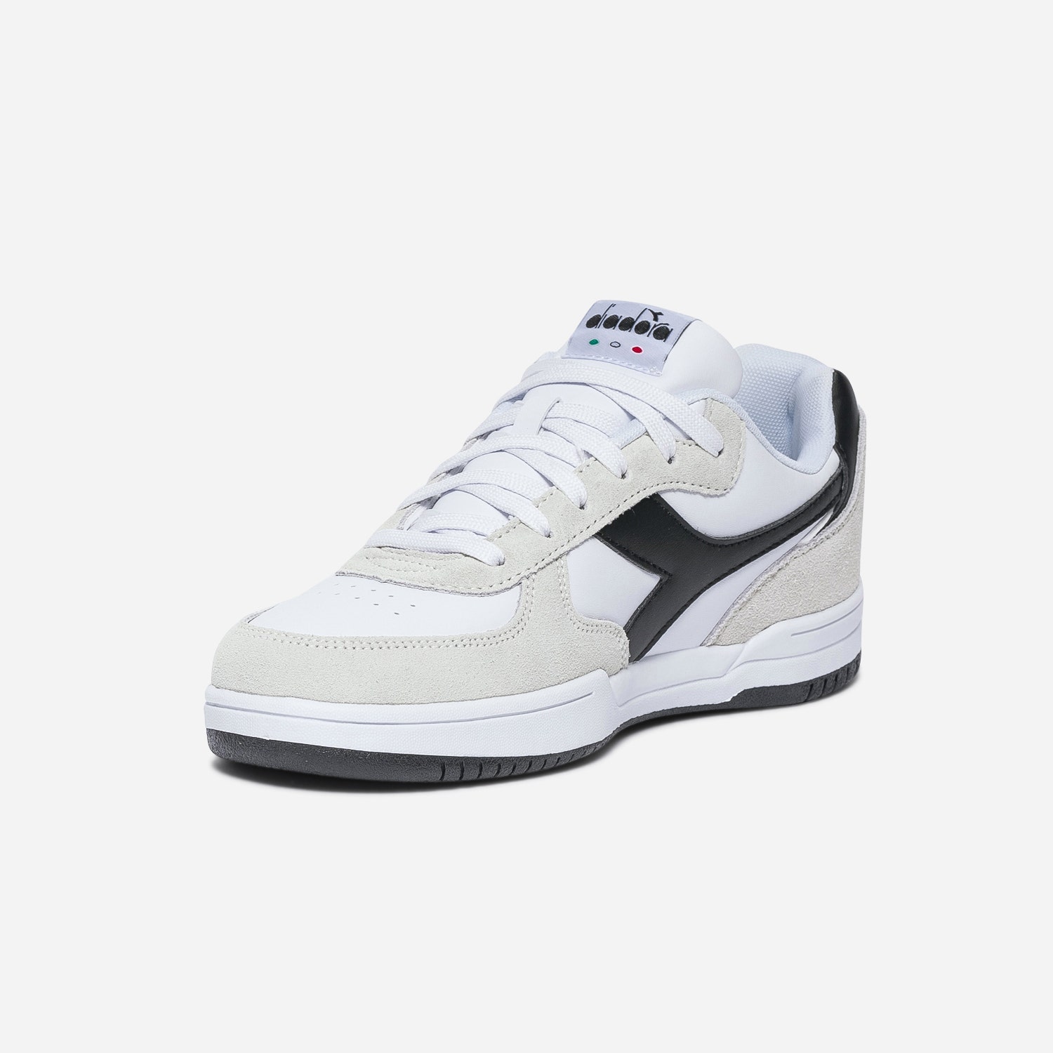 Tennis DIADORA gris clair, blanc et noir