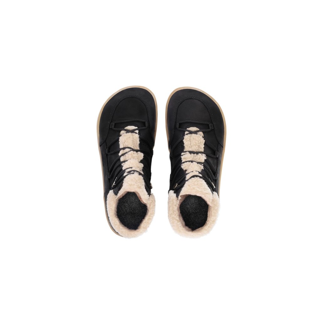 Be Lenka Bliss Black schwarze Winterbarfußschuhe