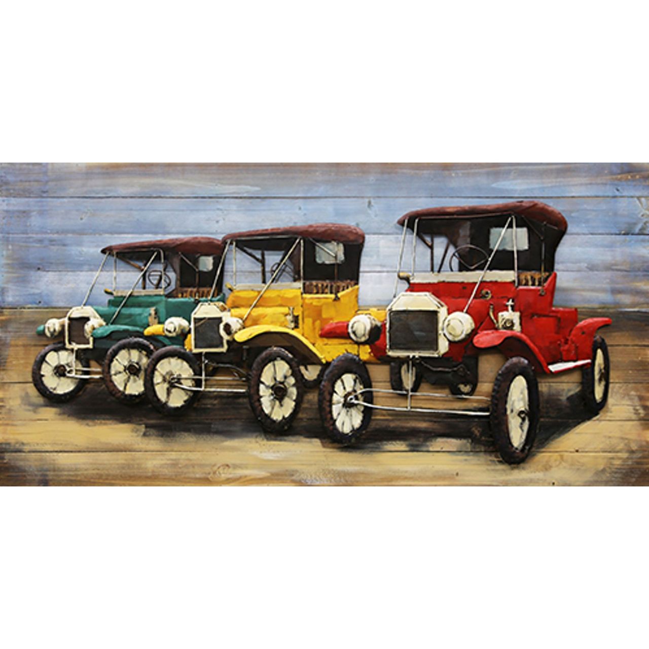 INTERIA Home&Living 3D Metallbild Oldtimer
