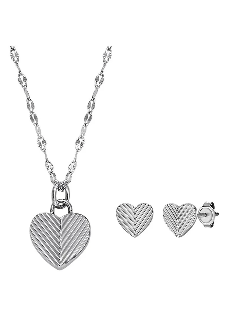 Set di collana e orecchini Fossil Harlow (2 pezzi) JF04669SET