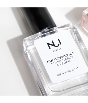 NUI Cosmetics Natural & Vegan Top & Base Coat Nagelunter- und Nagelüberlack-14 ml