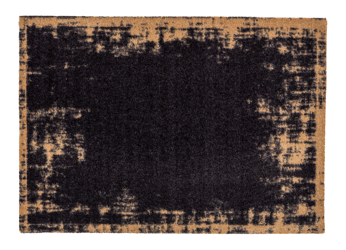 Türmatte Miabella Uni Bordüre dunkelgrau 50x70
