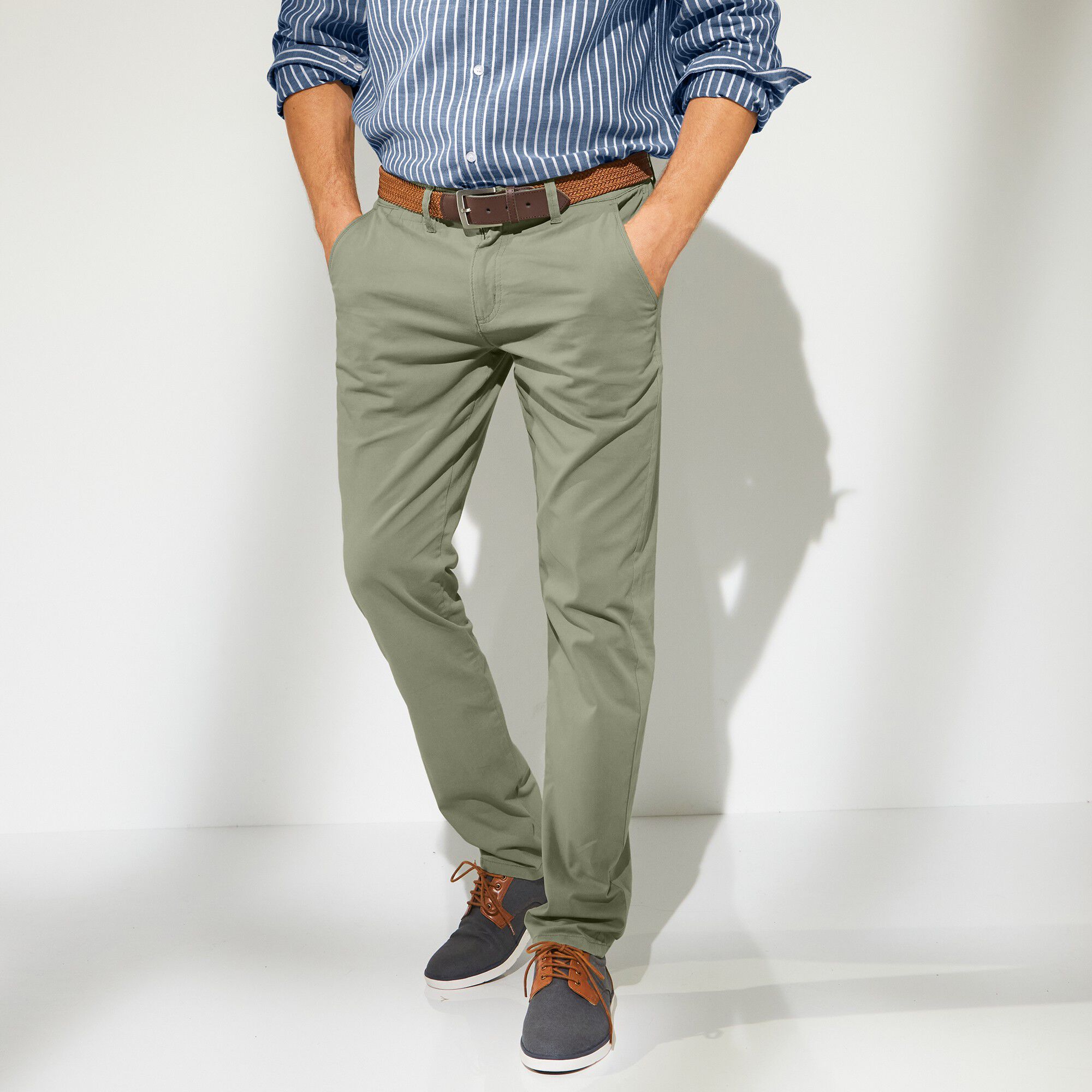 Pantalon chino toile sergé