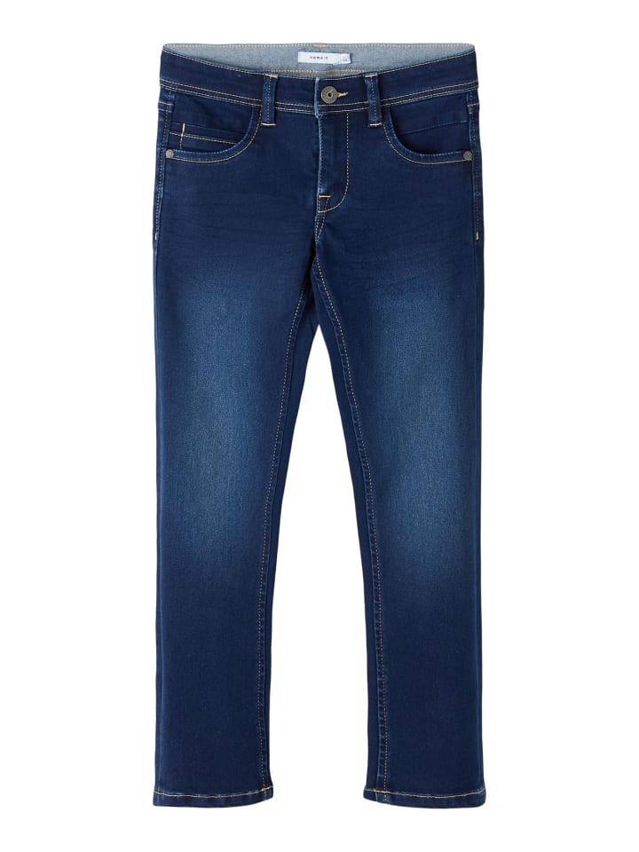 name it Slim Fit Denim Jeans NKMSILAS in Dunkelblau günstig kaufen