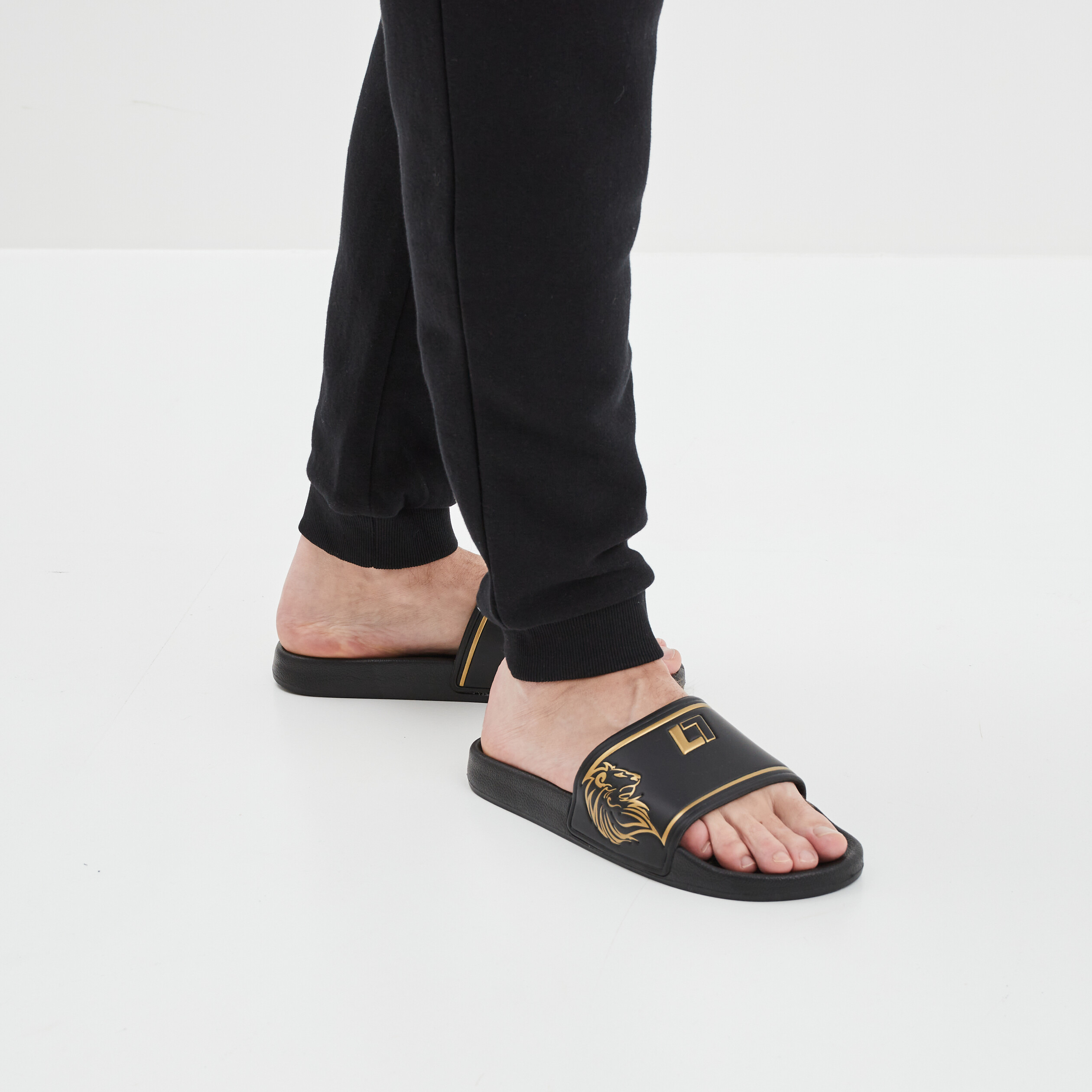Mules Liberto noir homme | La Halle