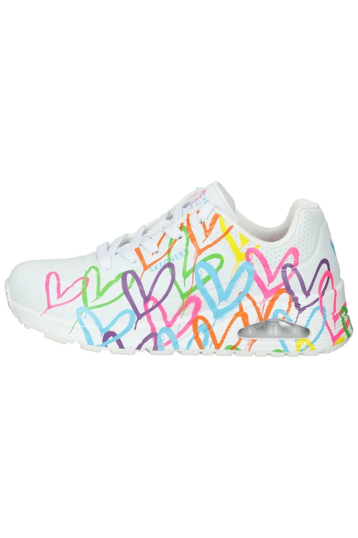 SKECHERS  Sneaker - Weiß - Flacher Absatz