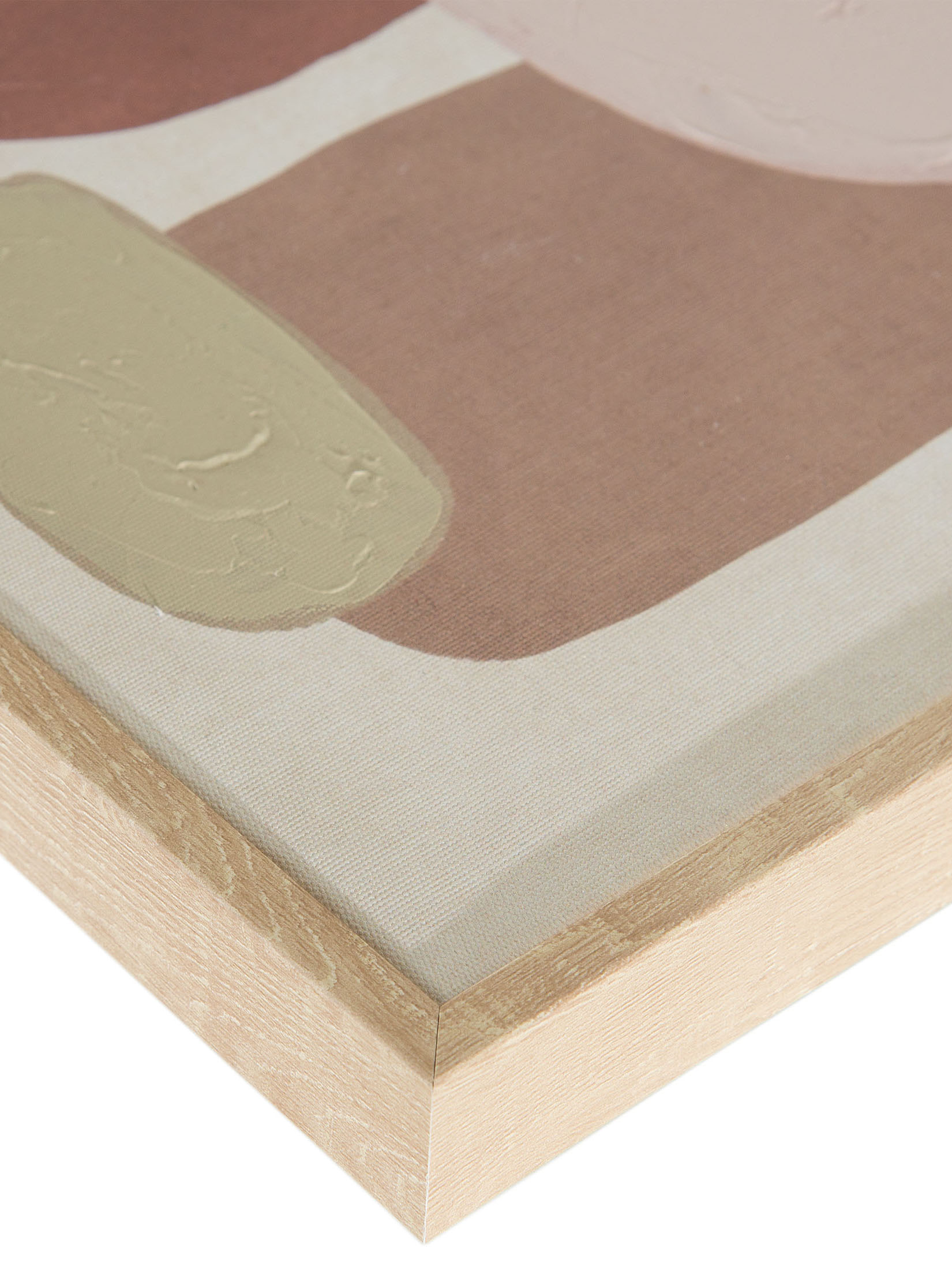 Bolio Leinwand-Druck-handbemalt, Multicolor