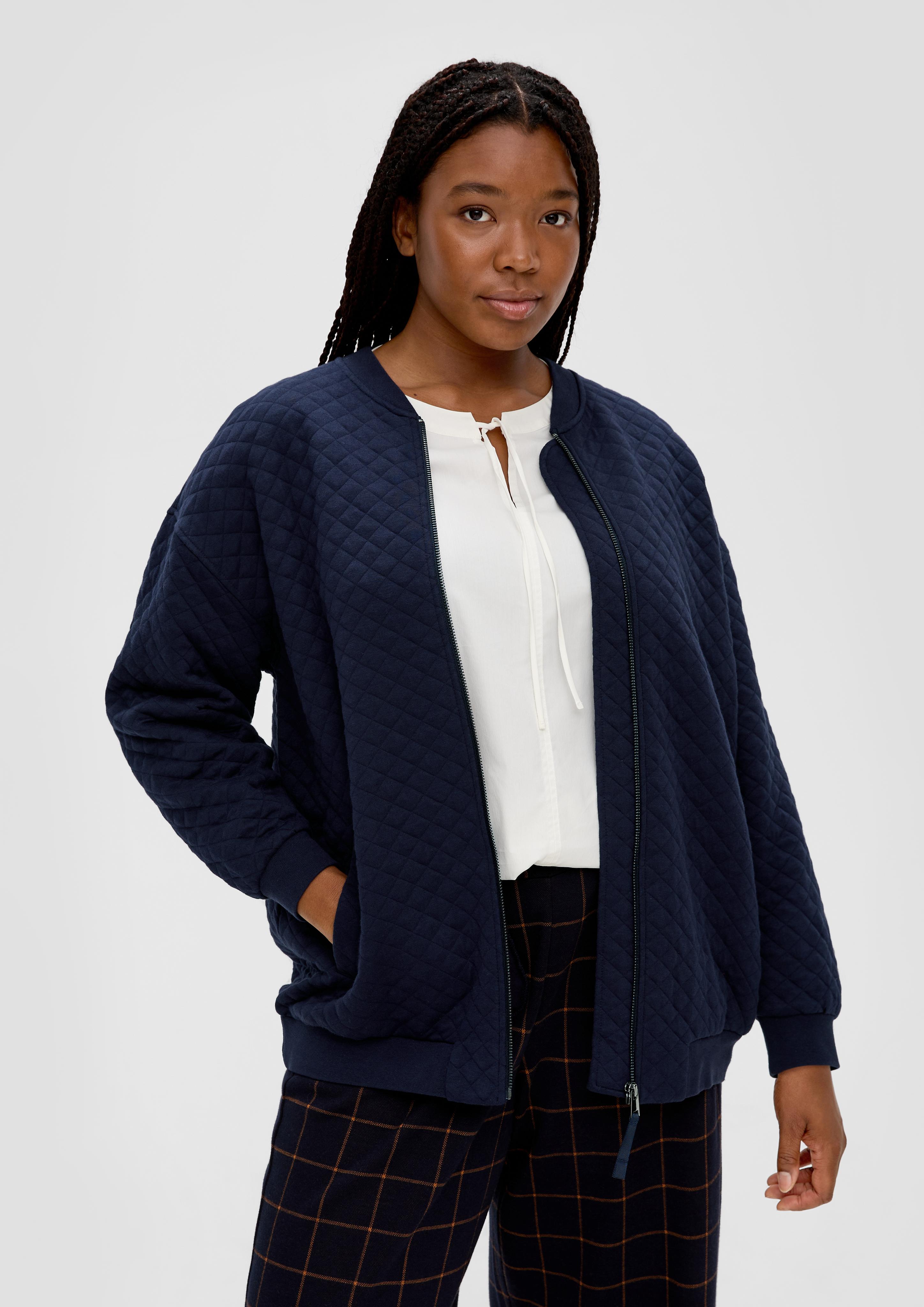 Blouson-Jacke aus Baumwollmix  2136665-5959