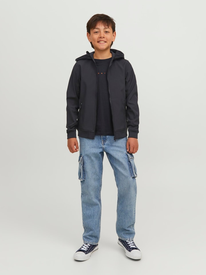 JACK & JONES Junior Softshelljacke in black günstig kaufen