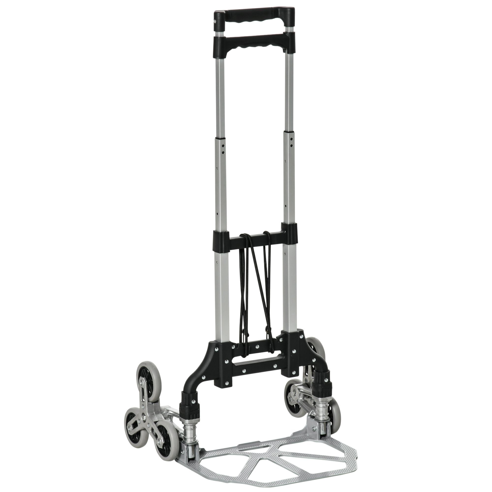 Durhand Sackkarre inkl. Befestigungsgurt, (Set, 1-St., Treppensteiger), 70 kg Tragkraft, klappbar inkl. Rädern