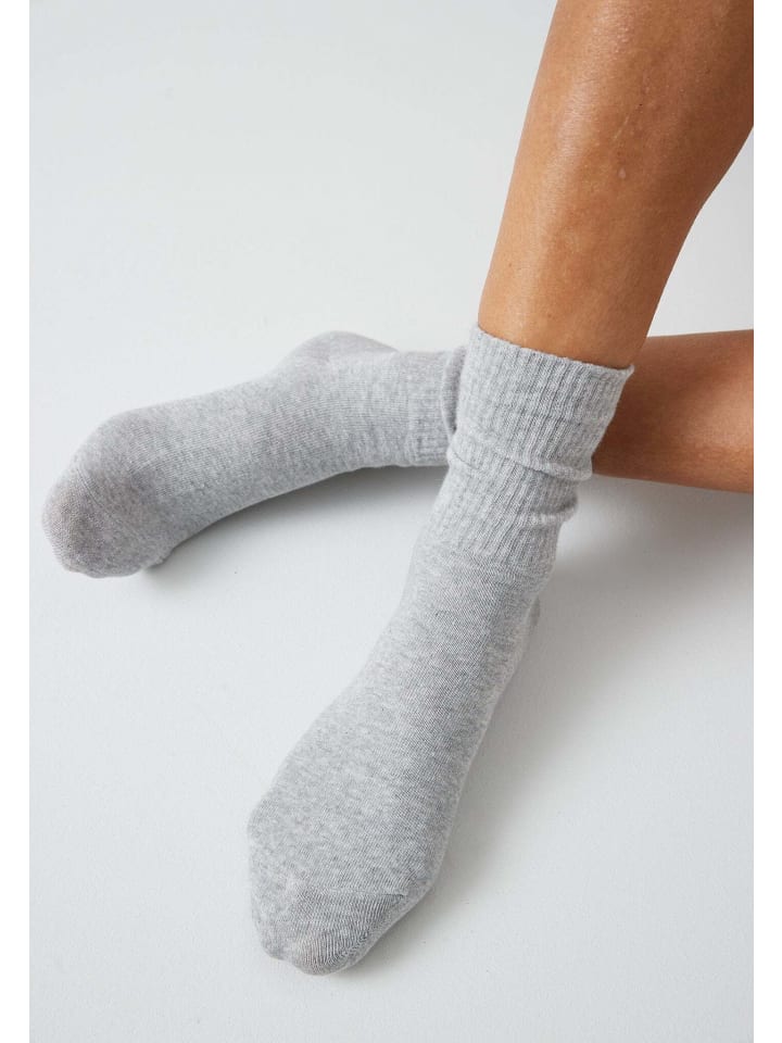 SNOCKS Tennissocken aus Bio-Baumwolle 4 Paar in Grau günstig kaufen
