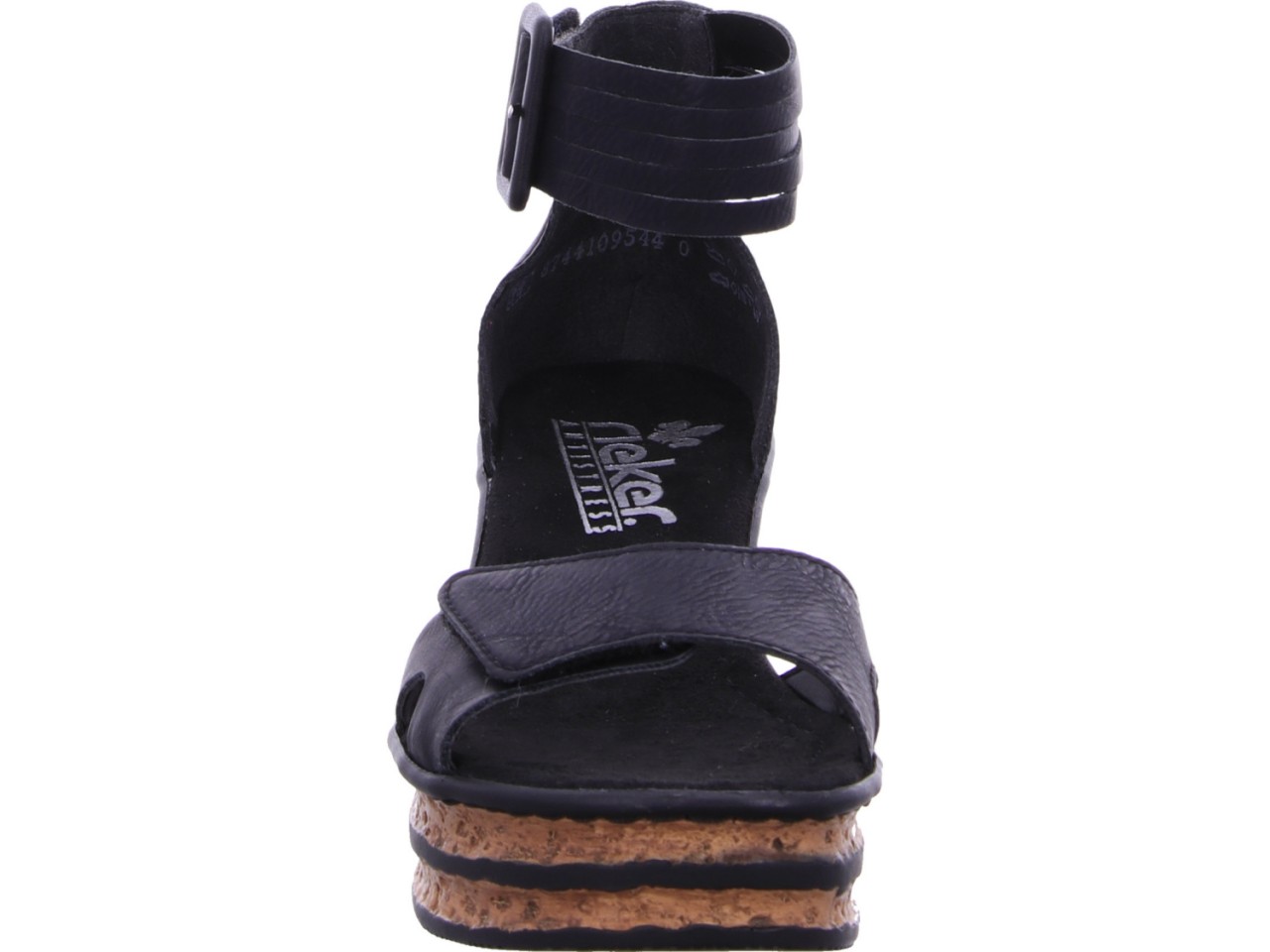 RIEKER Komfort Sandalen schwarz