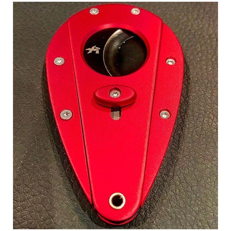 Zigarrenschneider Xikar XI1 Roter, (Zigarrenschneider gravur).
